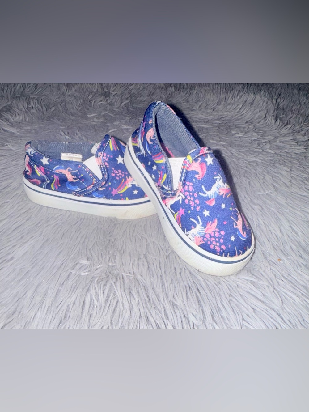 Girls UNICORN Slip-On Canvas Shoes